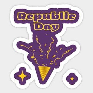 Indian Festivals - Republic day Sticker